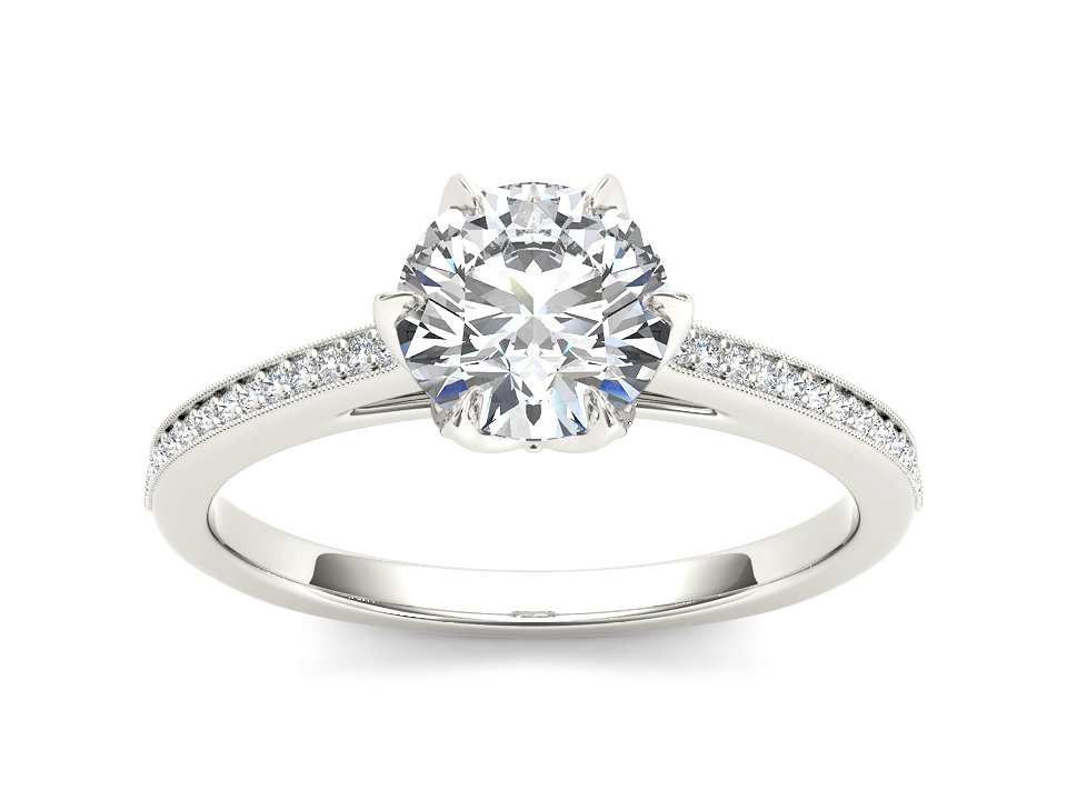 Infinity Luxe 1.14ct Lab Created Valentine Ring – Modern Elegance