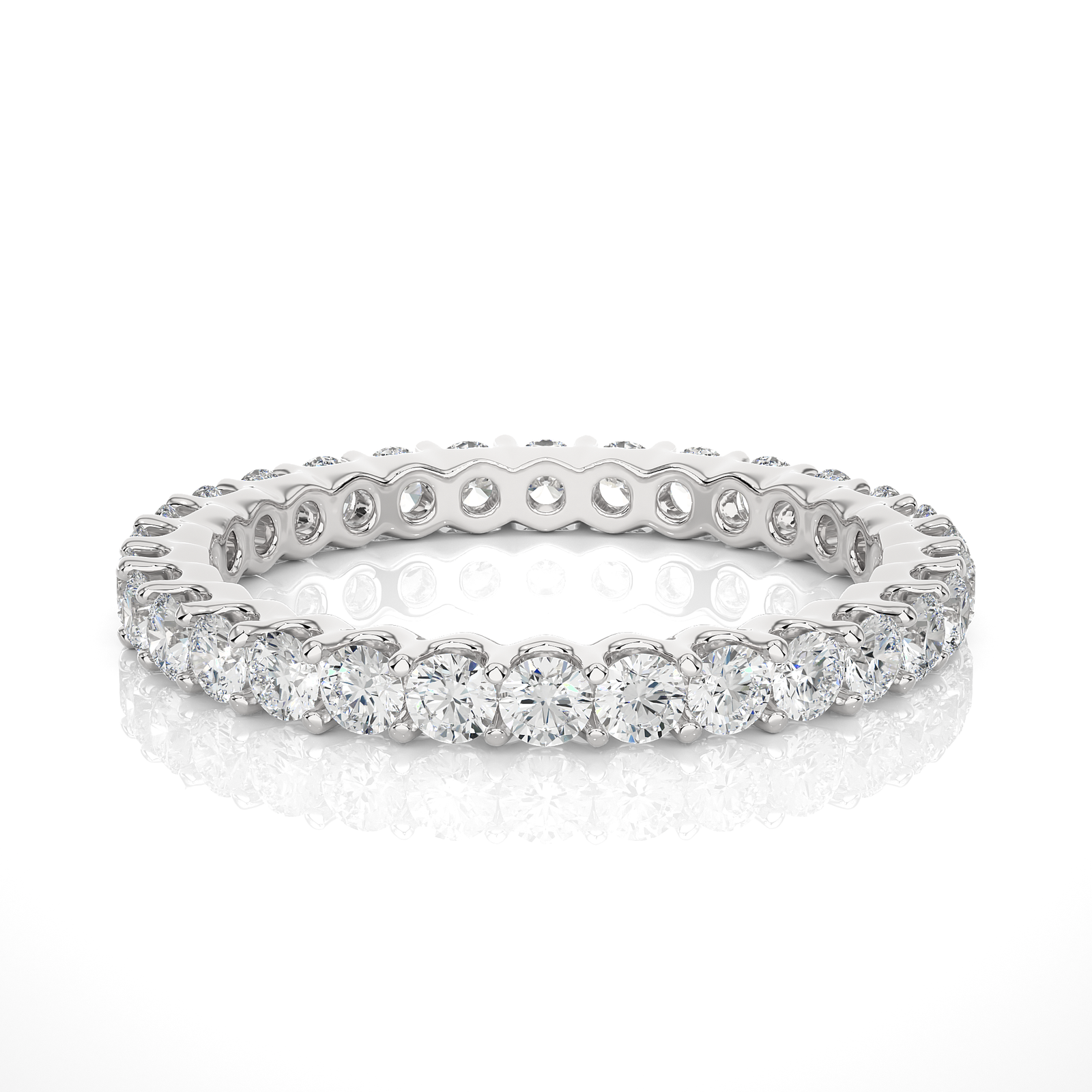 Lab Grown Diamond Prong Set Eternity Ring