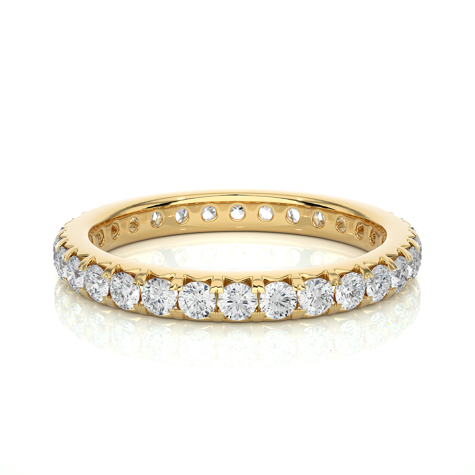 Prong-Set Lab Grown Diamond Eternity Ring