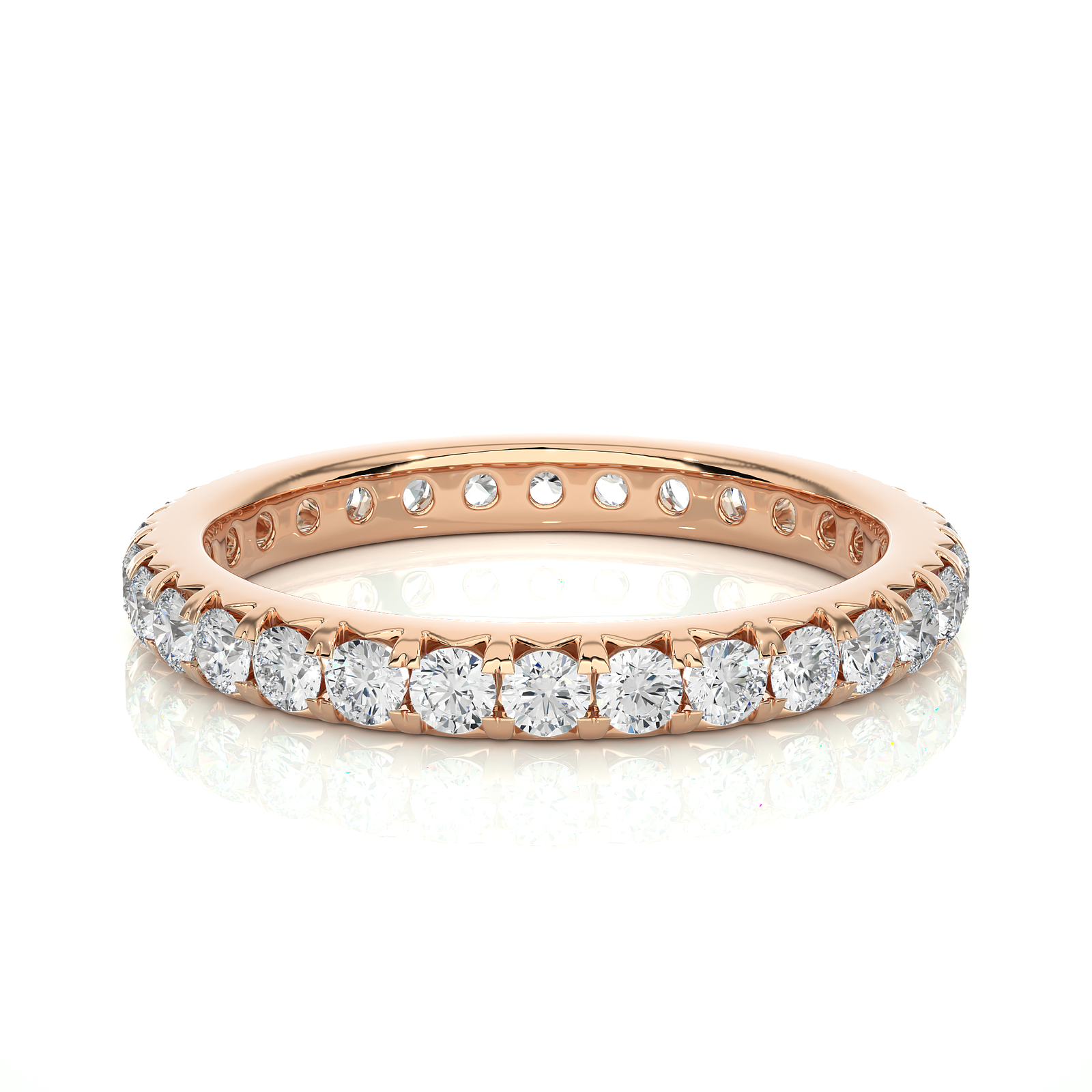 Prong-Set Lab Grown Diamond Eternity Ring