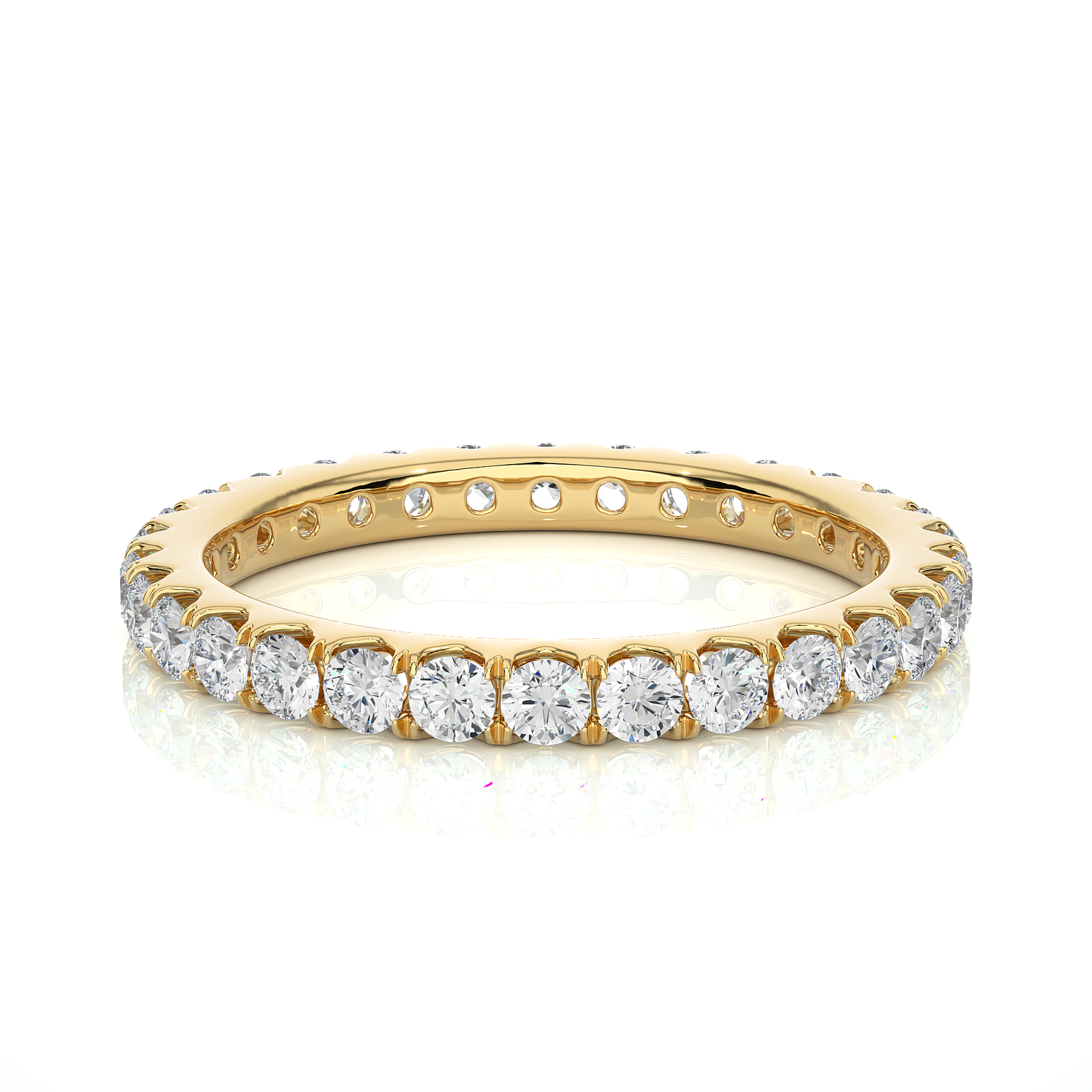 Prong-Set Lab Grown Diamond Eternity Ring
