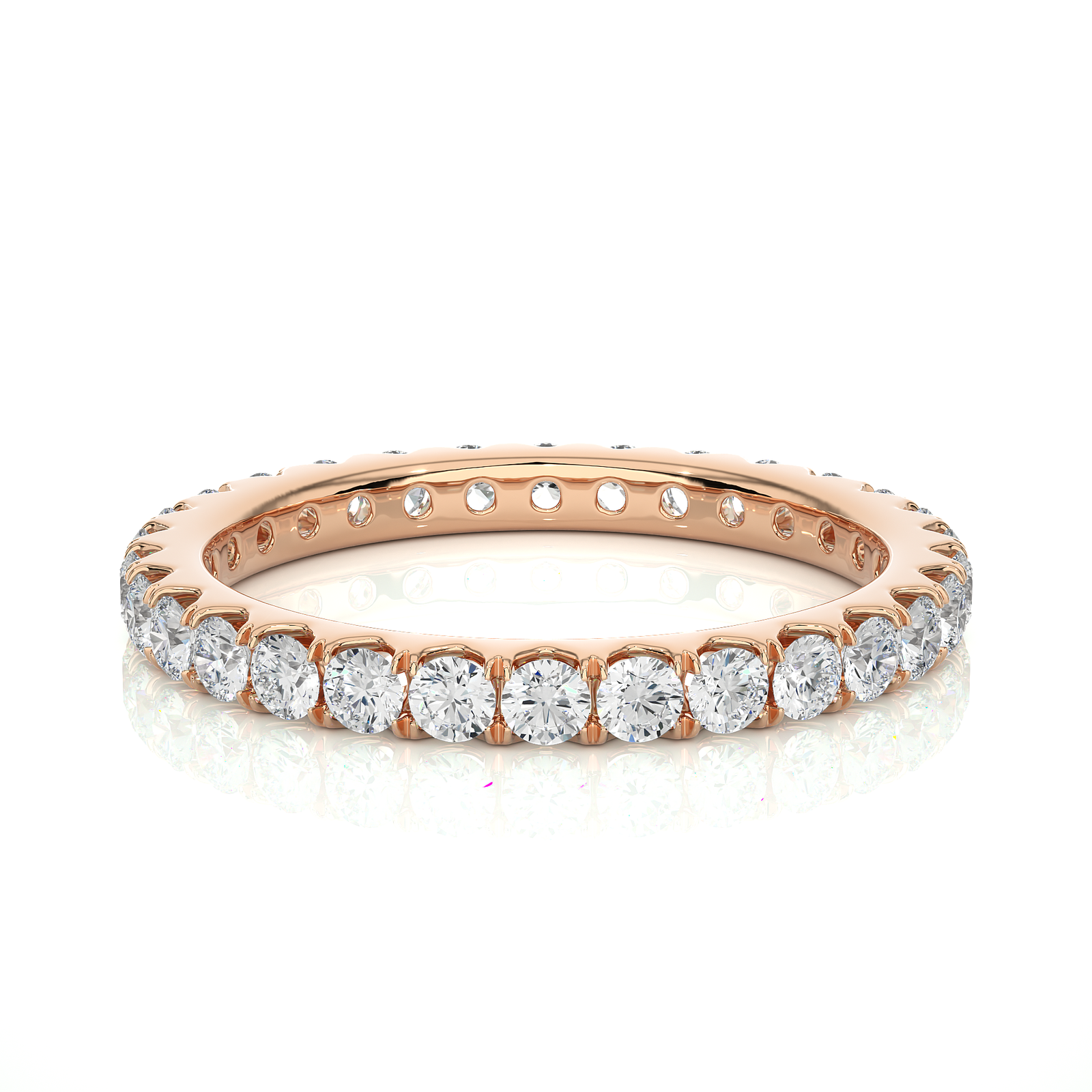 Prong-Set Lab Grown Diamond Eternity Ring