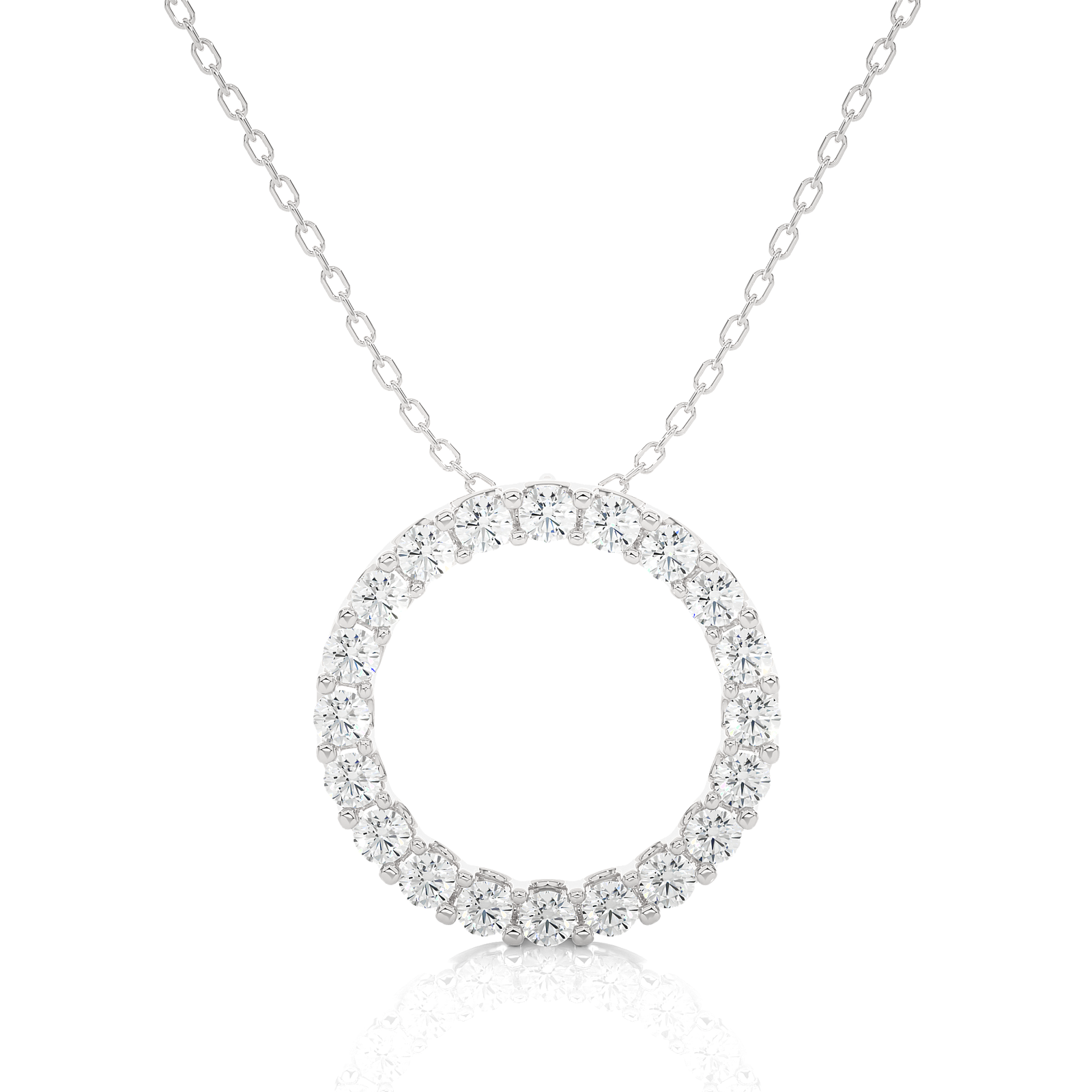 Eternal Circle Lab Grown Diamond Pendant