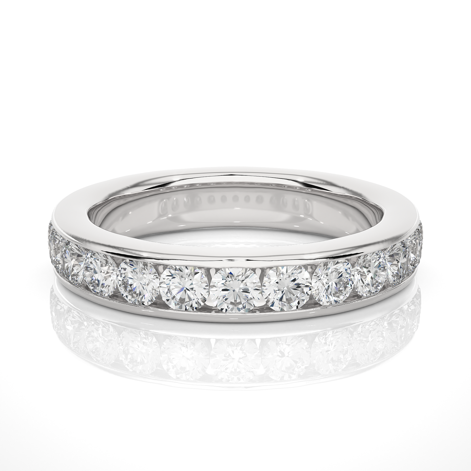 Half Eternity Diamond Wedding Band