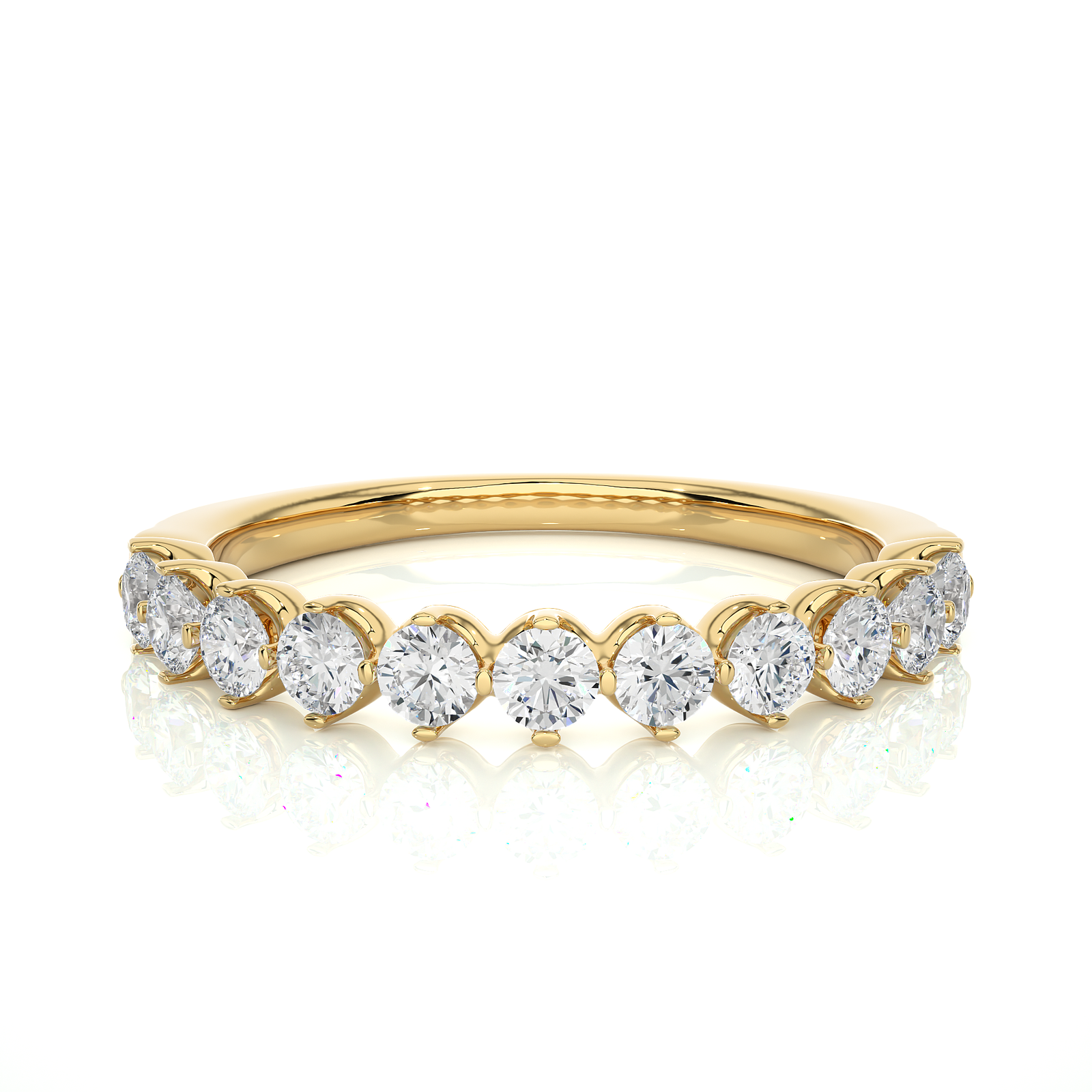 Half Eternity Diamond Wedding Ring