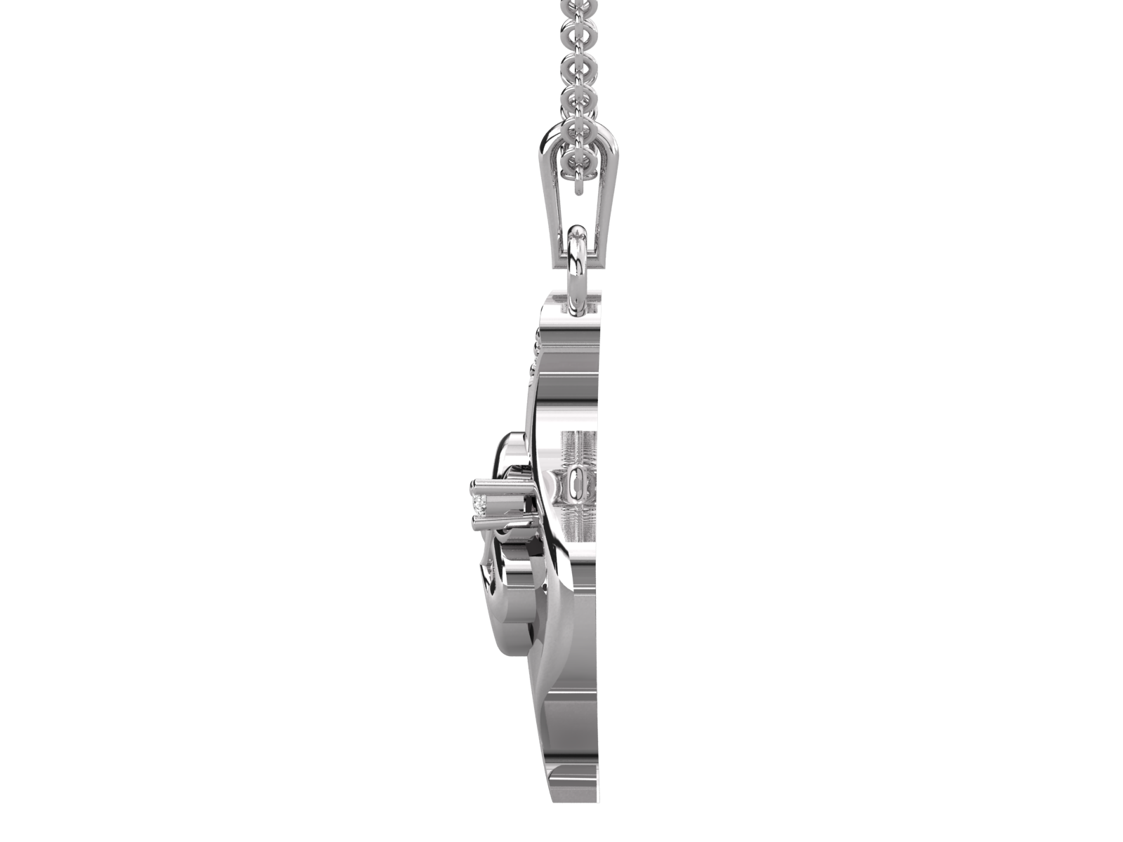 OM Diamond Pendant